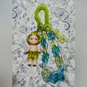 💓Sold💓 Sonny angel candy lime dog keychain wristlet keychain bag charm crystal